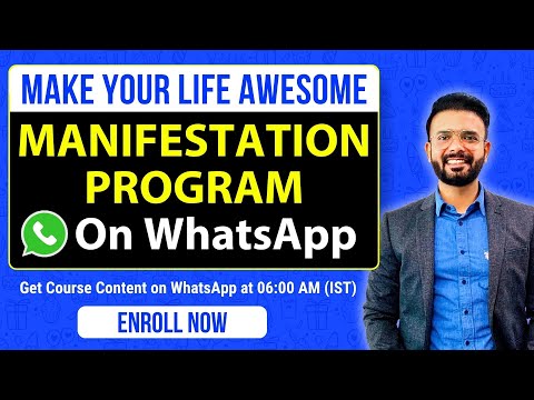 Make Your Life Awesome: WhatsApp Program