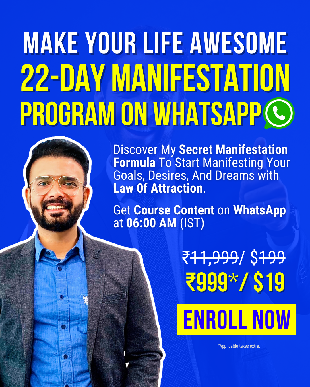 Make Your Life Awesome: WhatsApp Program